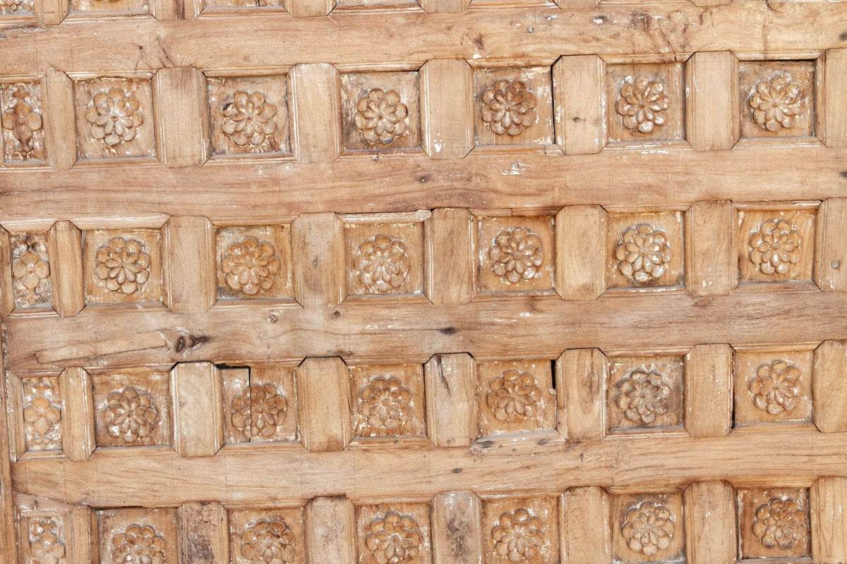 18th Century Bikaner Carved Ceiling Panel - Cultheir