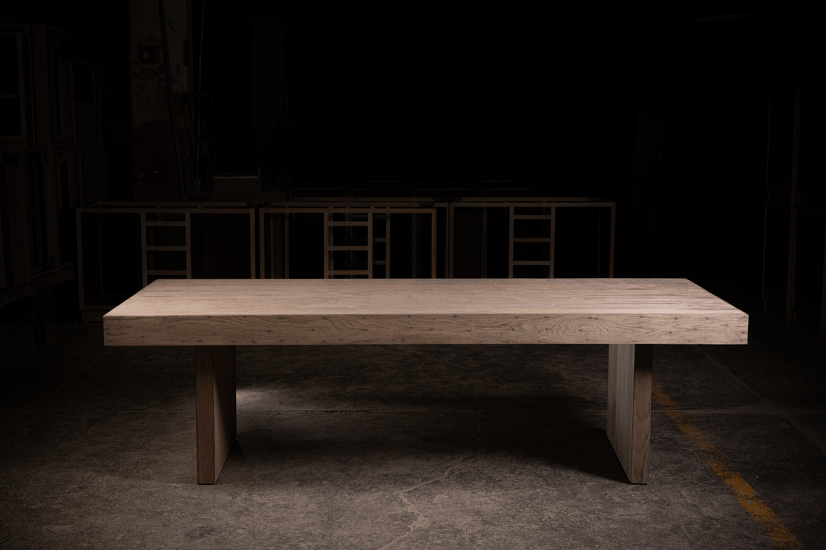 1957 Natural Oak Dining Table - Cultheir