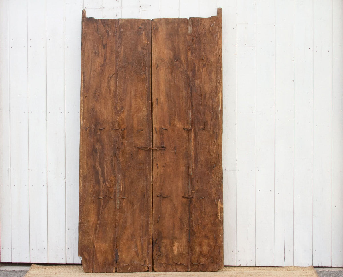 19th Century Indian Moorish Pair of Teak Doors - Cultheir