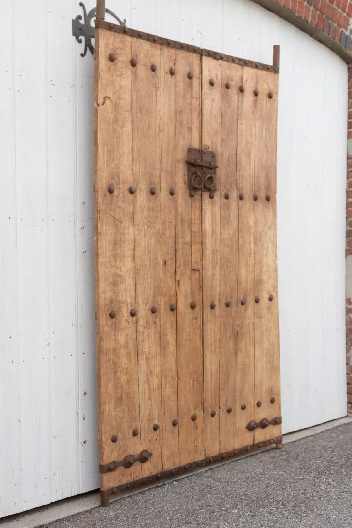 8' Tall Antique Chinese Palace Doors - Cultheir