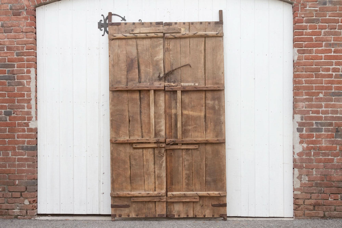 8' Tall Antique Chinese Palace Doors - Cultheir