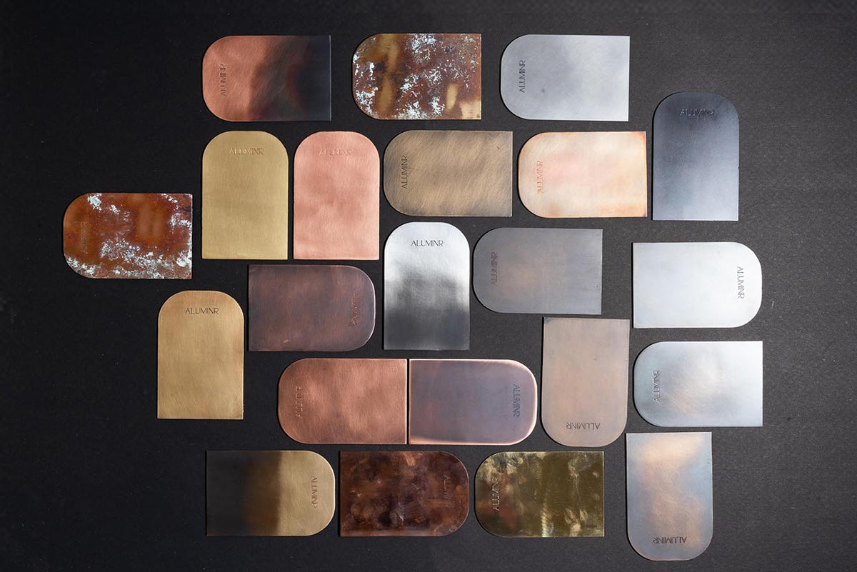 LA SALLE À MANGER CONTEMPORAINE À DOUBLE PORTE EN CUIVRE