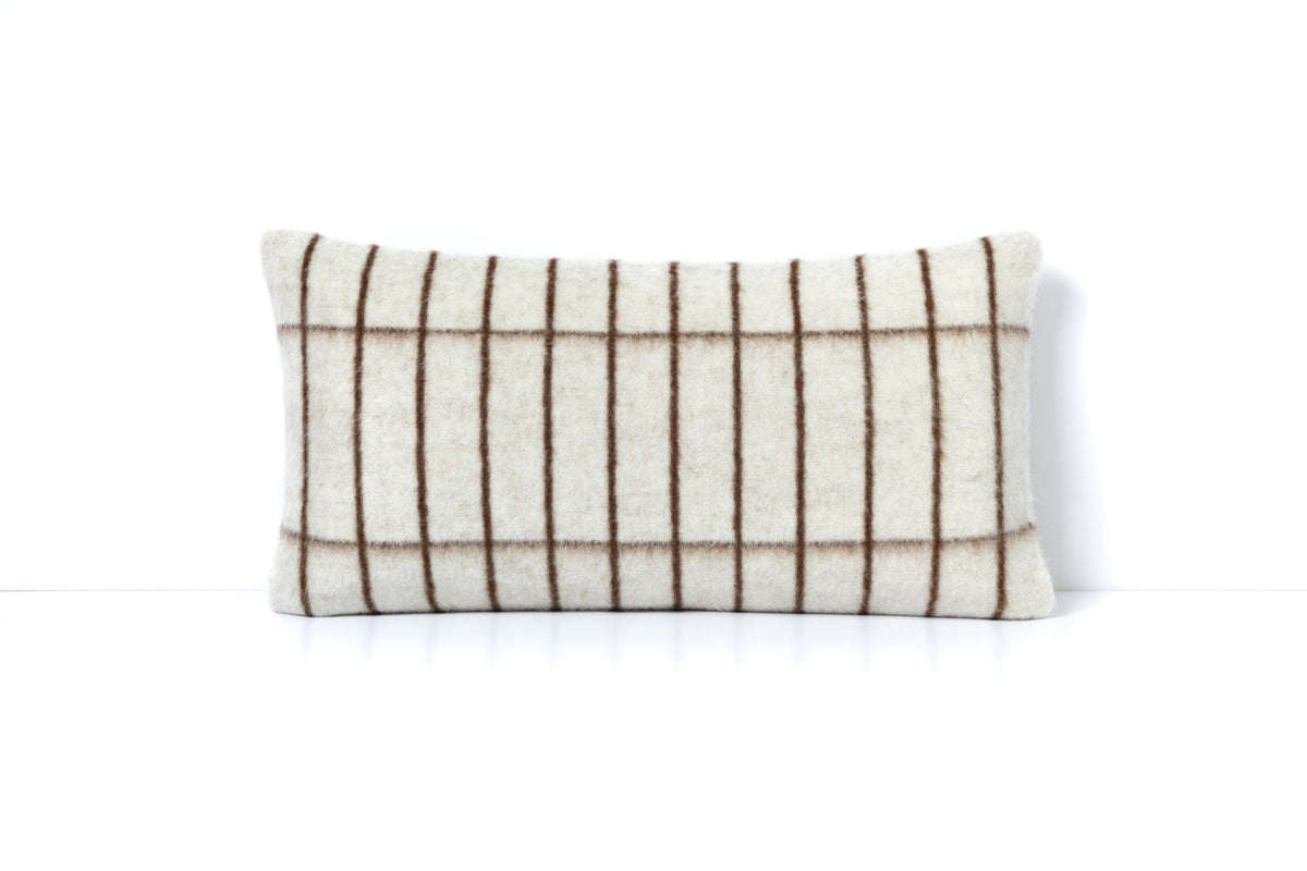AALTO HEIRLOOM THROW PILLOW 23" X 11". ZERO DYE