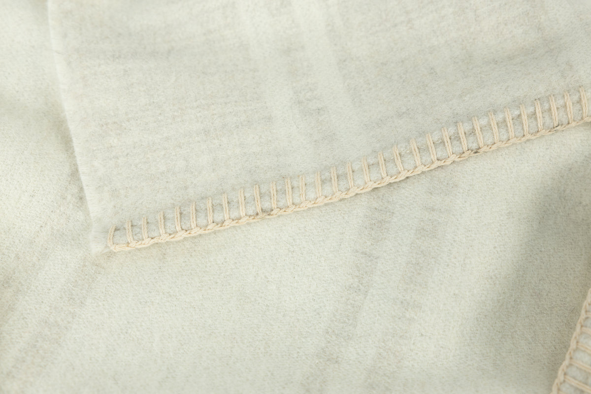 STRAITS REVERSIBLE THROW. ZERO DYE - CLOSED WEAVE