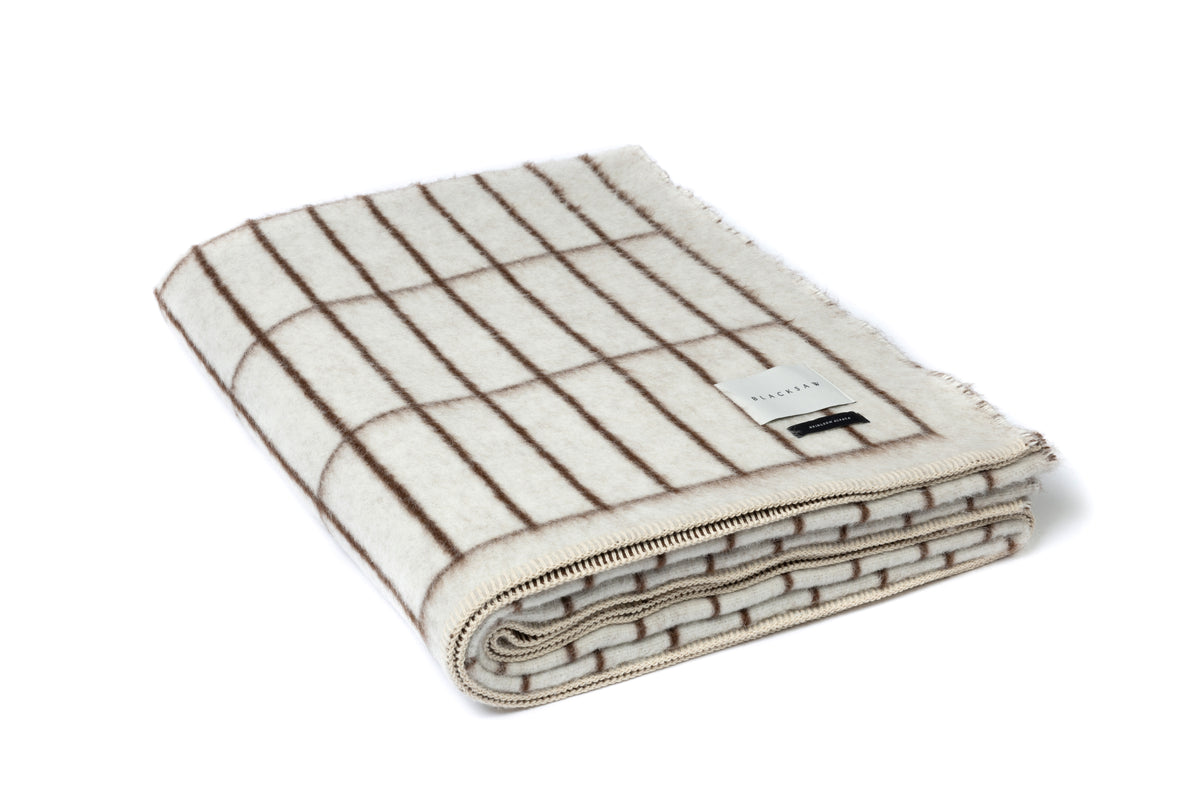 AALTO HEIRLOOM BLANKET. ZERO DYE