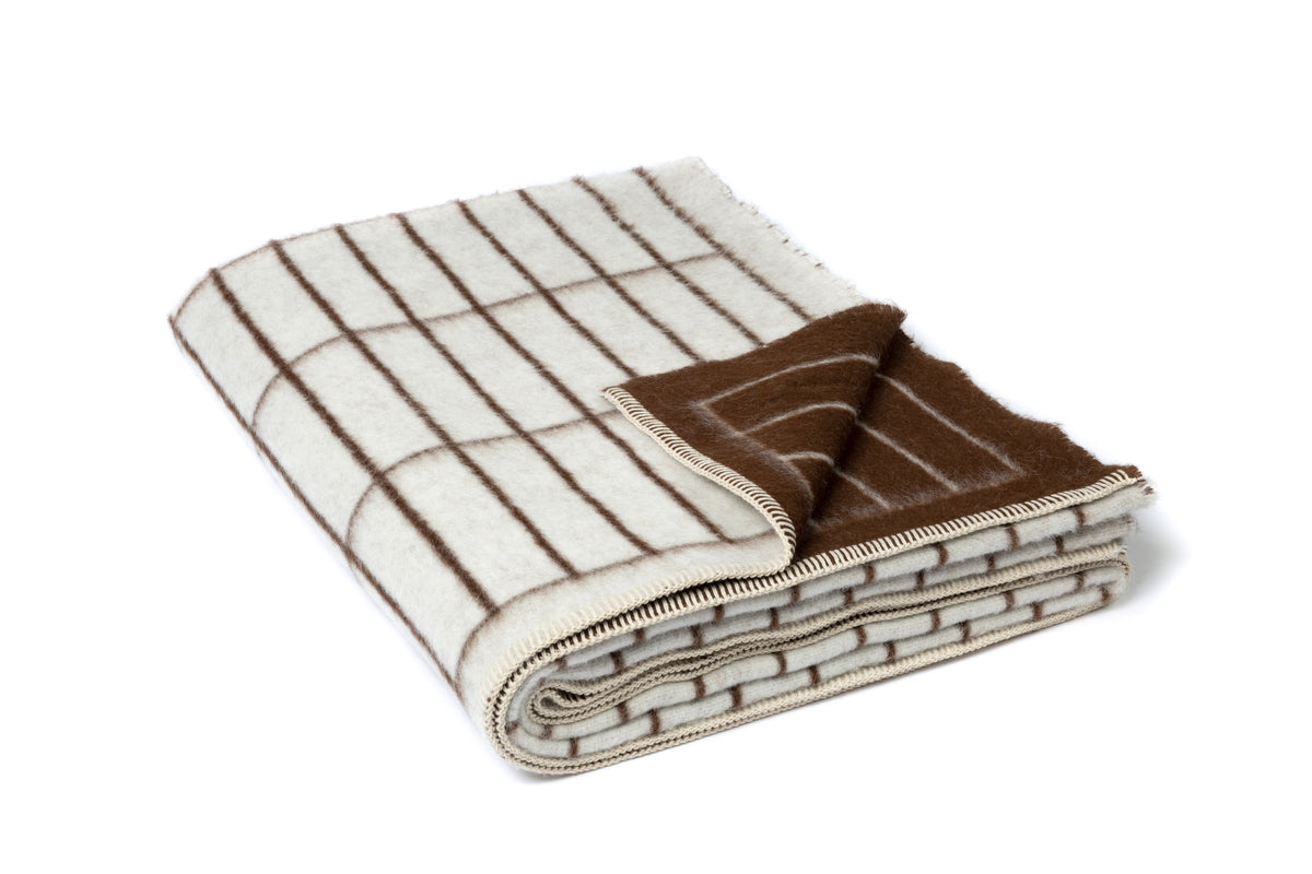 AALTO HEIRLOOM BLANKET. ZERO DYE