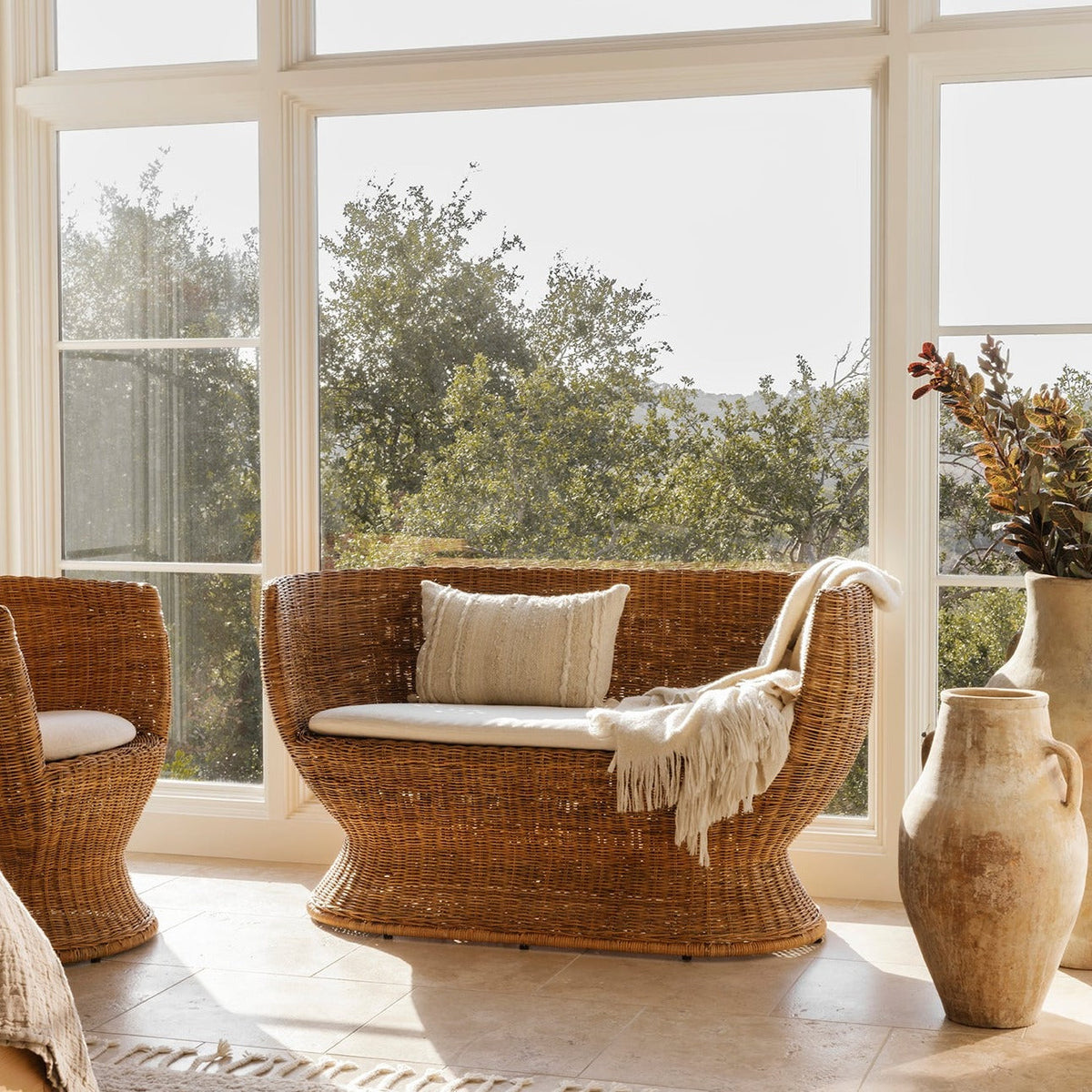 Siena Woven Settee - alternate view