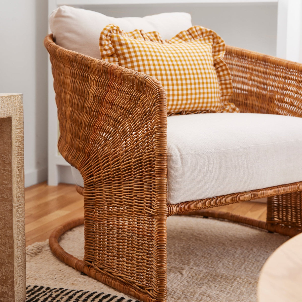 Healdsburg Lounge Chair - detail view showing craftsmanship
