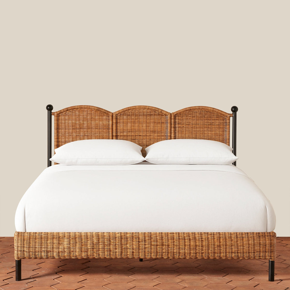 Lacoste Queen Bed - close-up