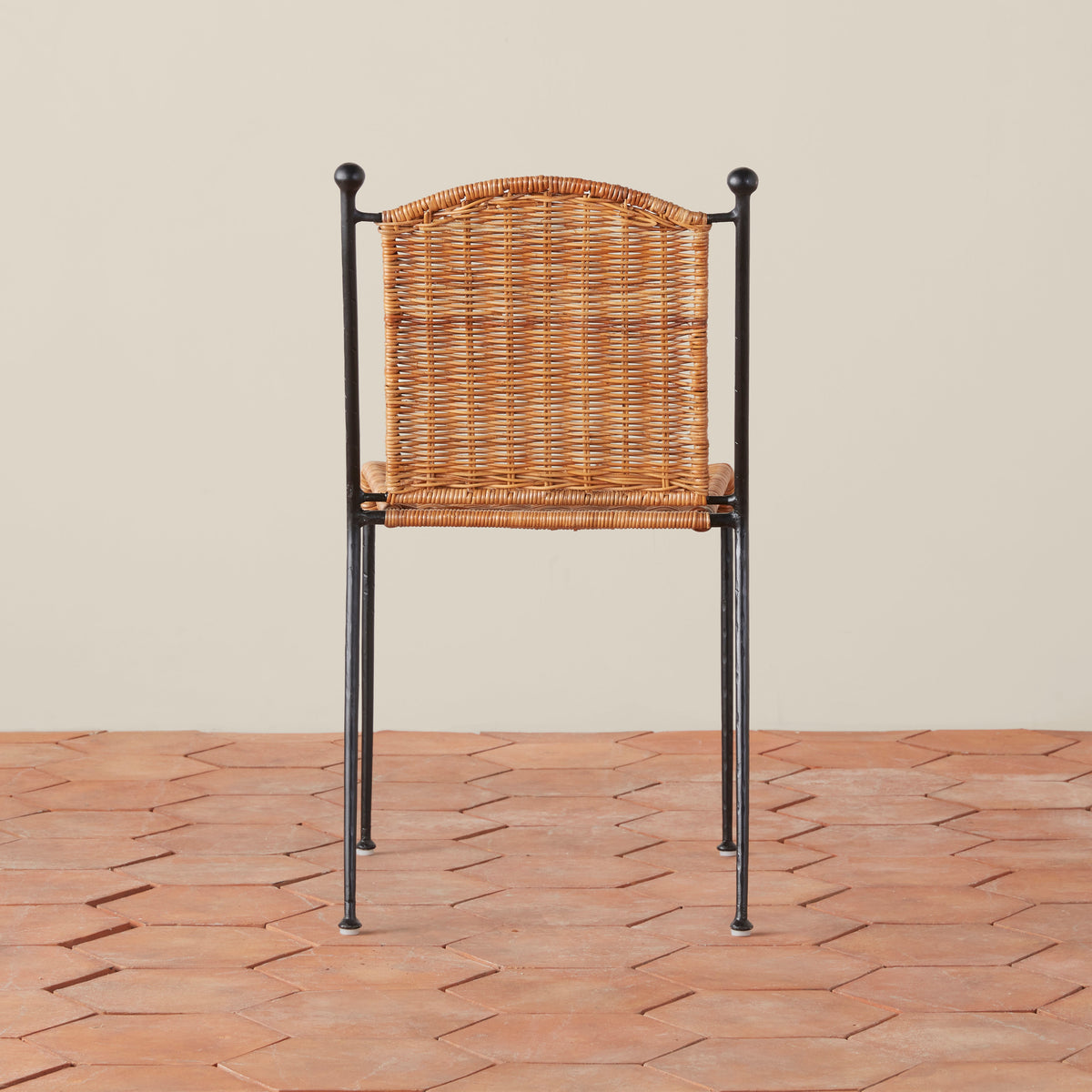 Lacoste Indoor/Outdoor Wicker Dining Chair - additional angle