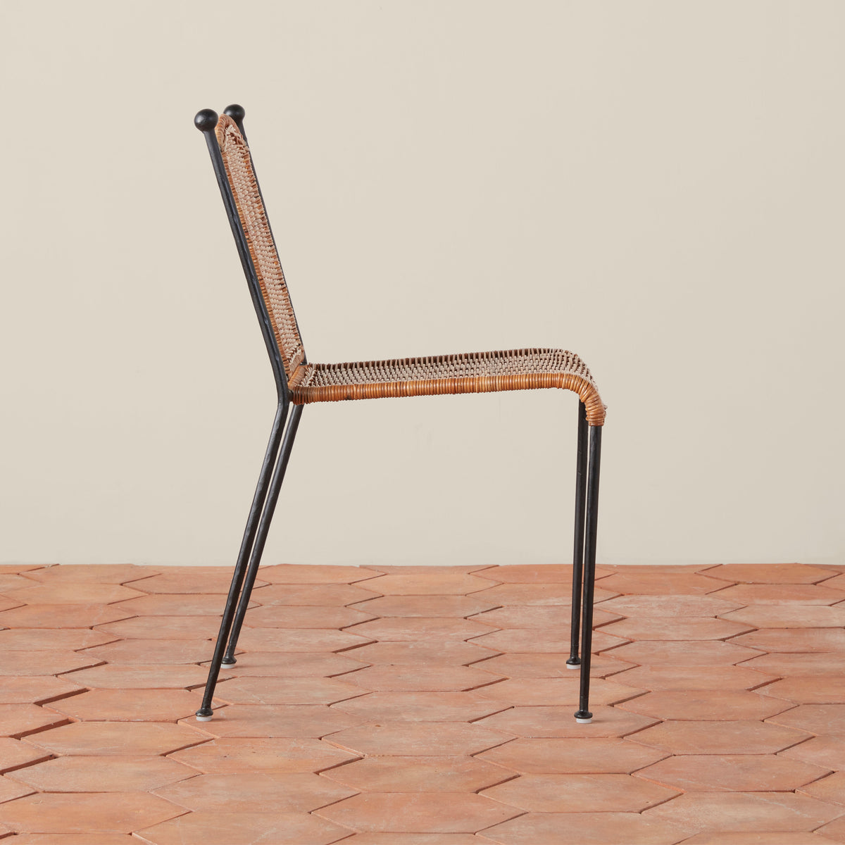 Lacoste Indoor/Outdoor Wicker Dining Chair - in context