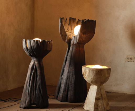 Kento Floor Lamp Large - Burned