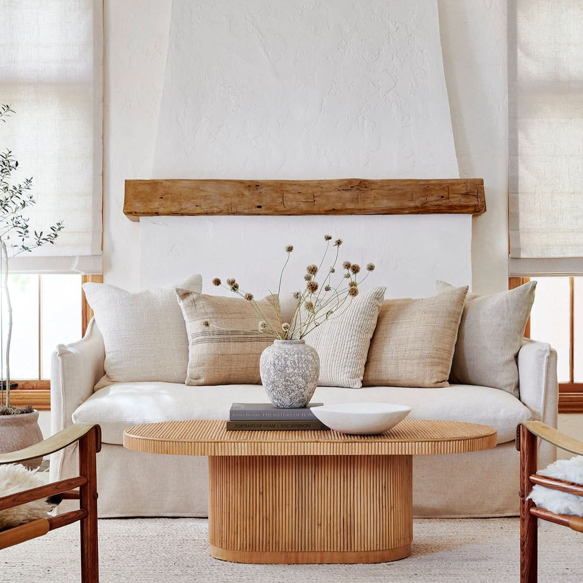 Gabriella Rattan Coffee Table