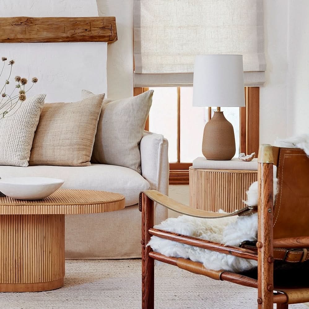 Gabriella Rattan Side Table