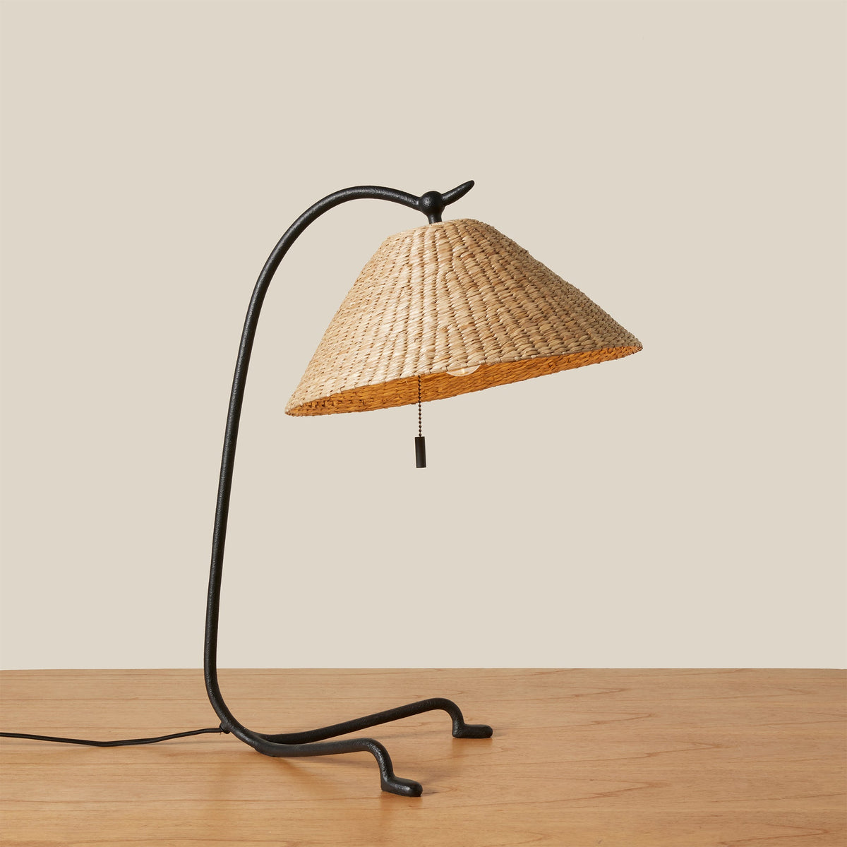 Bainbridge Table Lamp - detail view showing craftsmanship