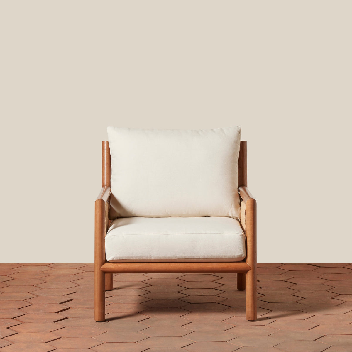 Estela Lounge Chair - detail view showing craftsmanship
