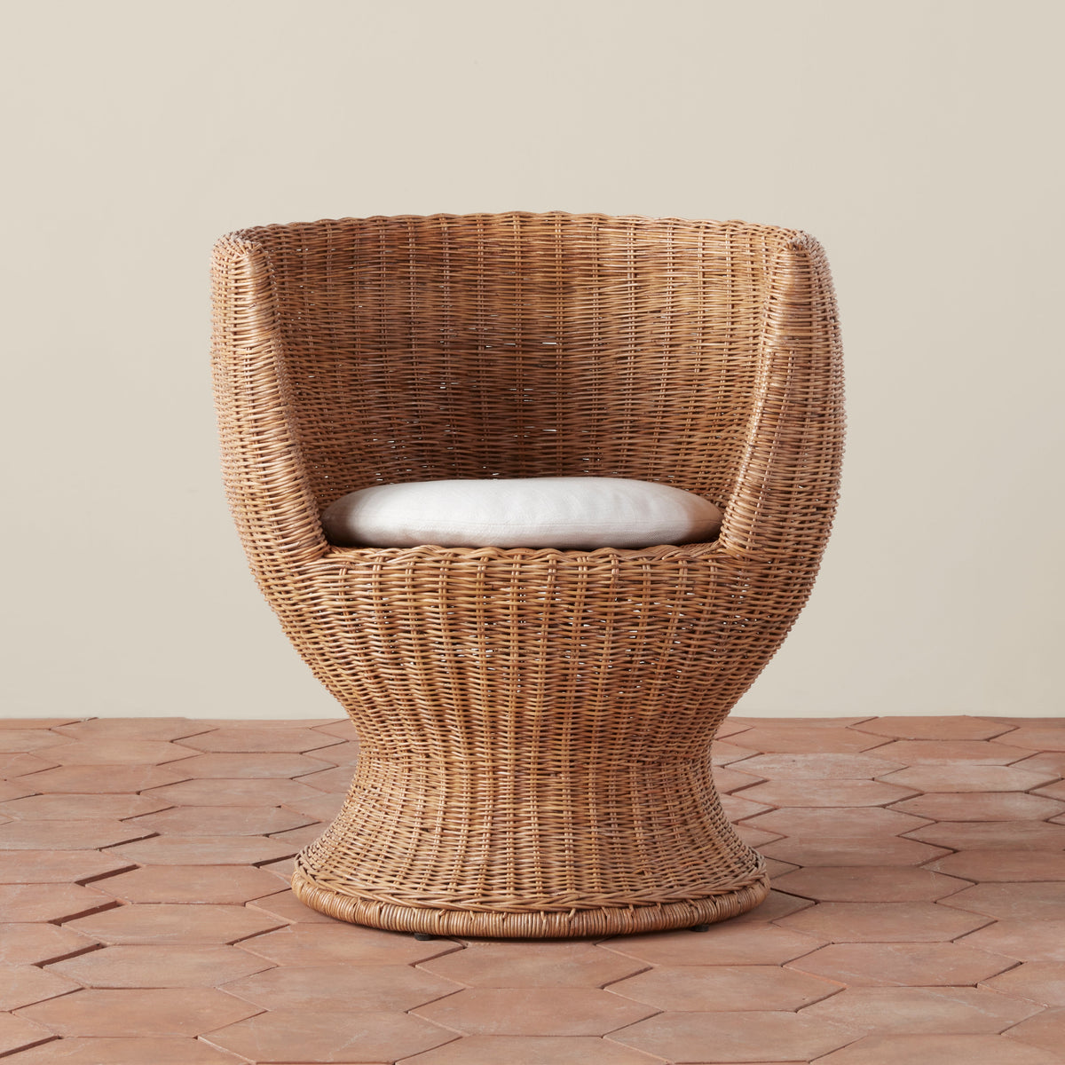 Siena Woven Lounge Chair - side view