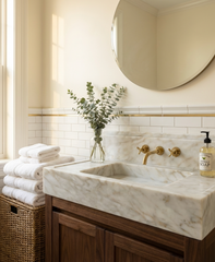 Calacatta Gold Marble Sink