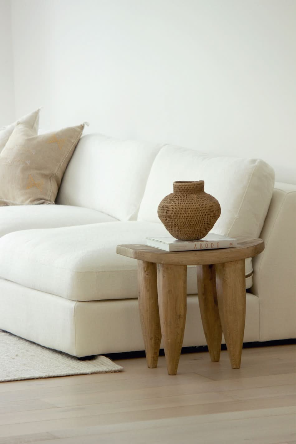 Tabouret en orme Senufo