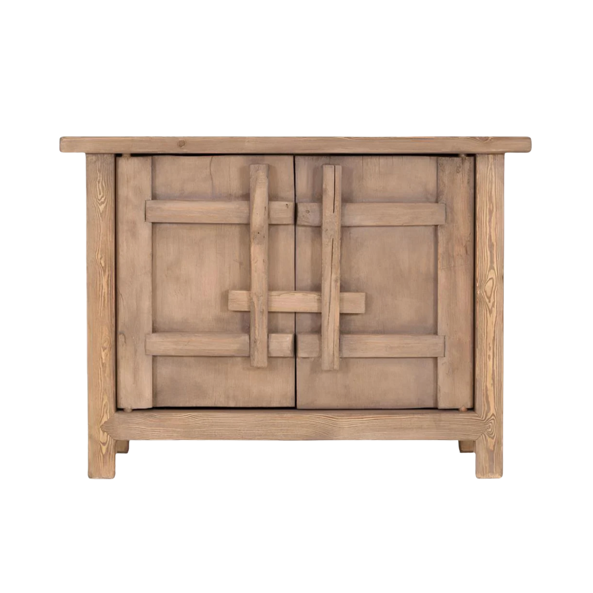 Gabinete de olmo de dos puertas