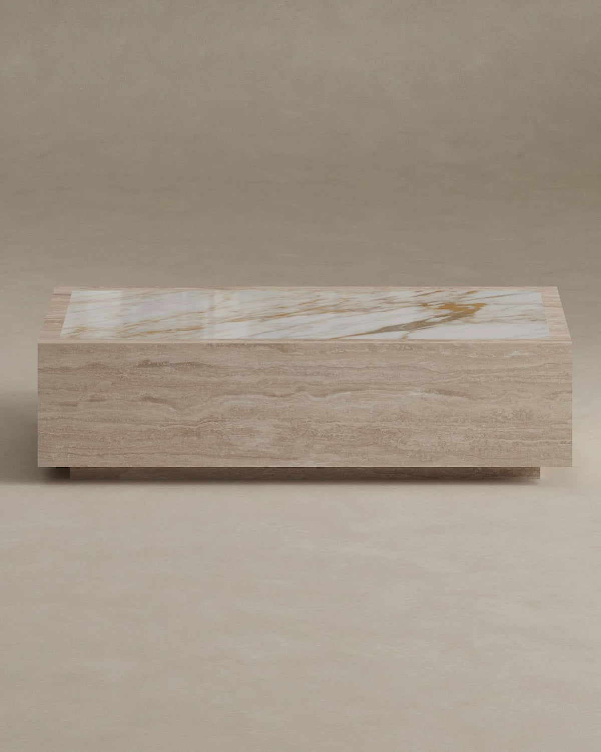 Palermo Travertine & Onyx Coffee Table