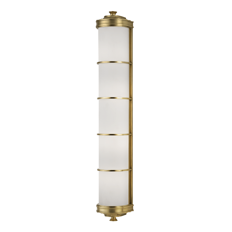 Bruckner Wall Sconce in Aged Brass, Large - Cultheir