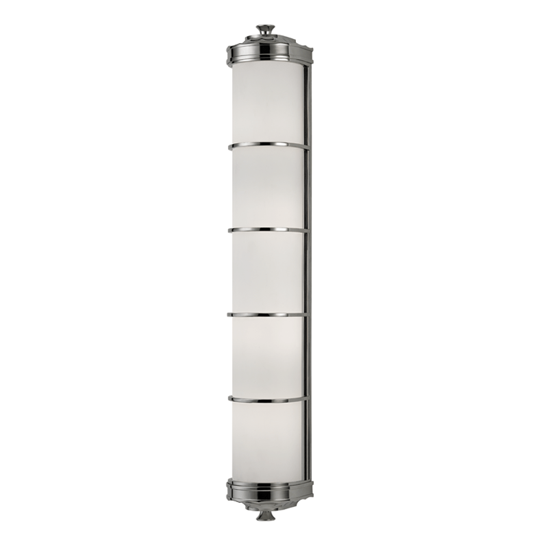 Bruckner Wall Sconce in Polished Nickel, Large - Cultheir