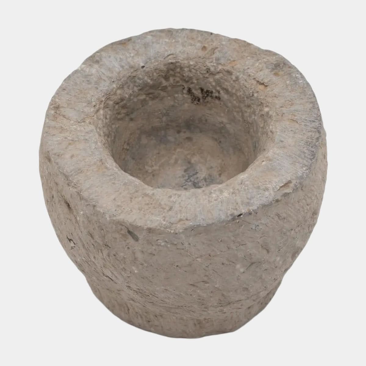 Carved Stone Mortar Bowl - Cultheir