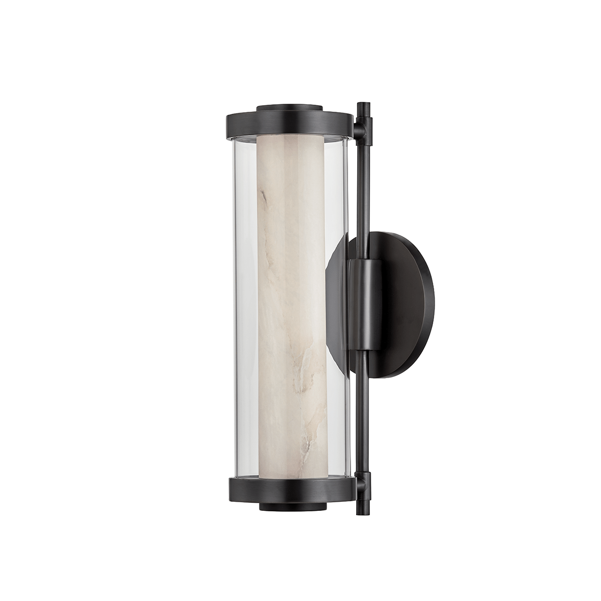 Catrina Black & Alabaster Wall Sconce - Cultheir