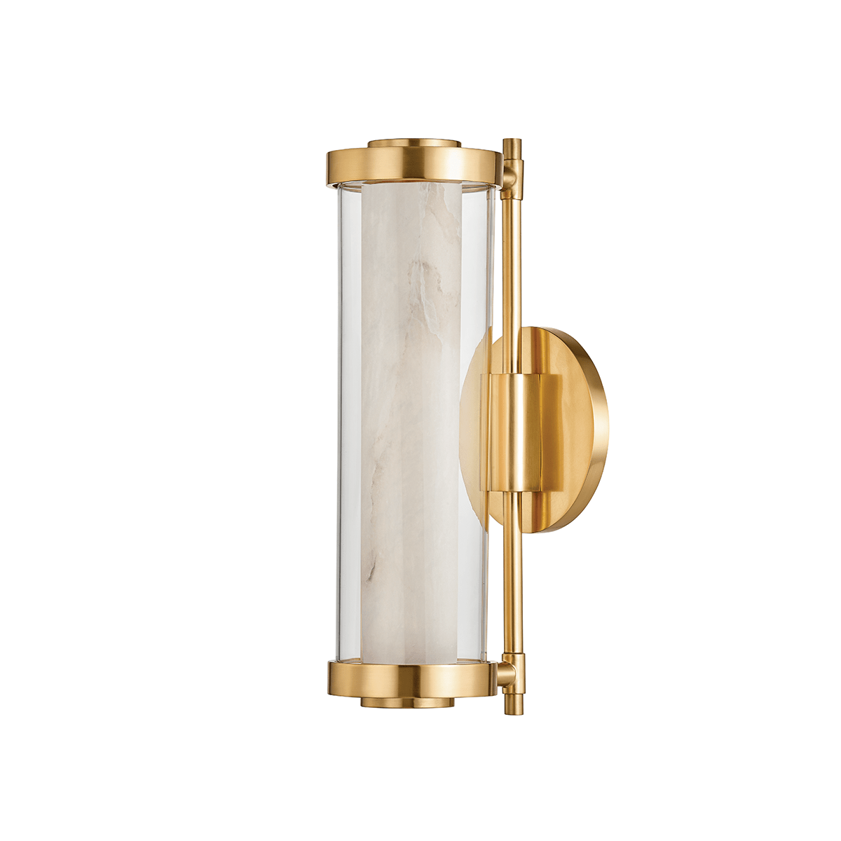 Catrina Brass & Alabaster Wall Sconce - Cultheir