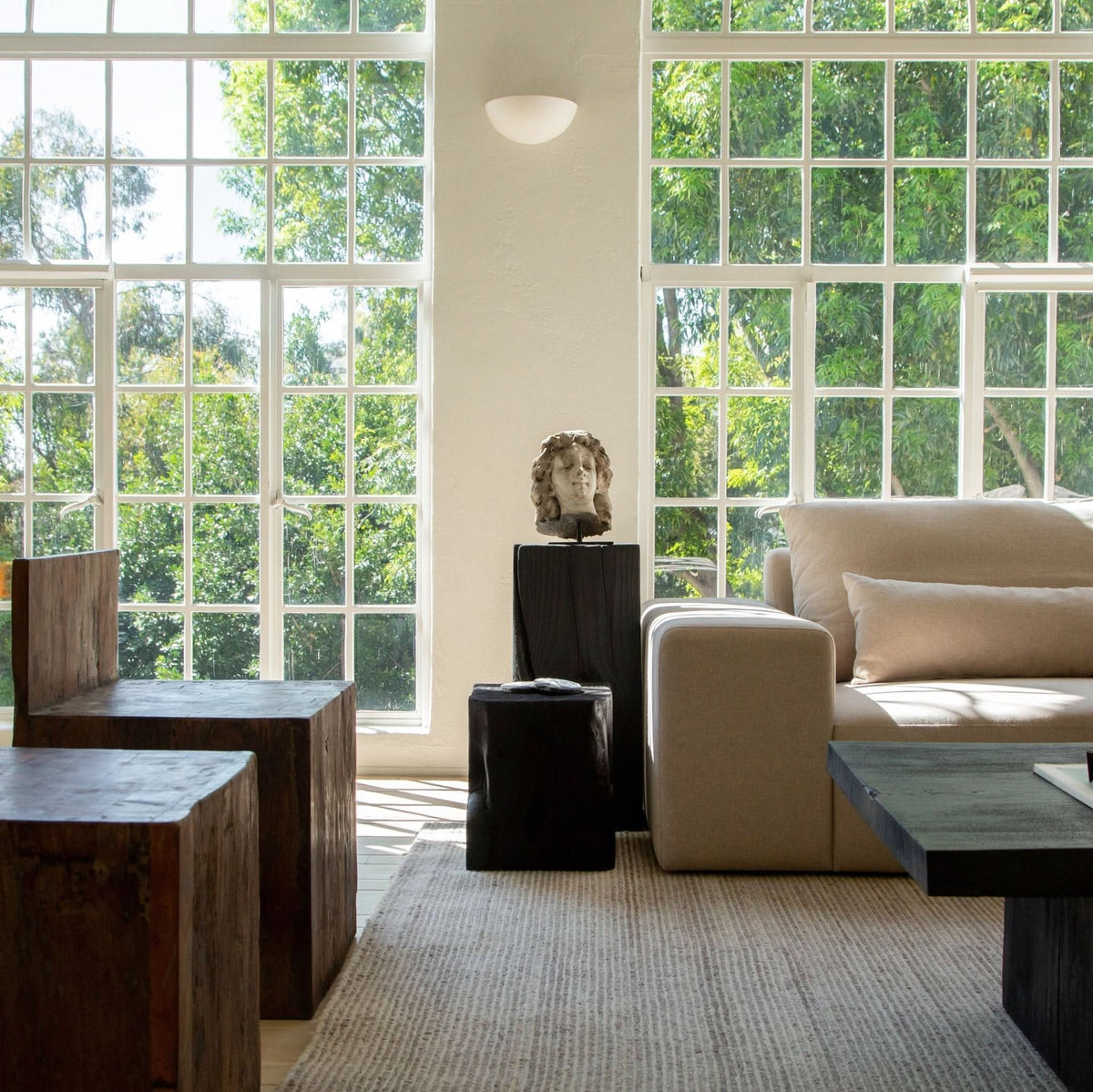 Charcoal Sculpture Pedestal - Short - Cultheir