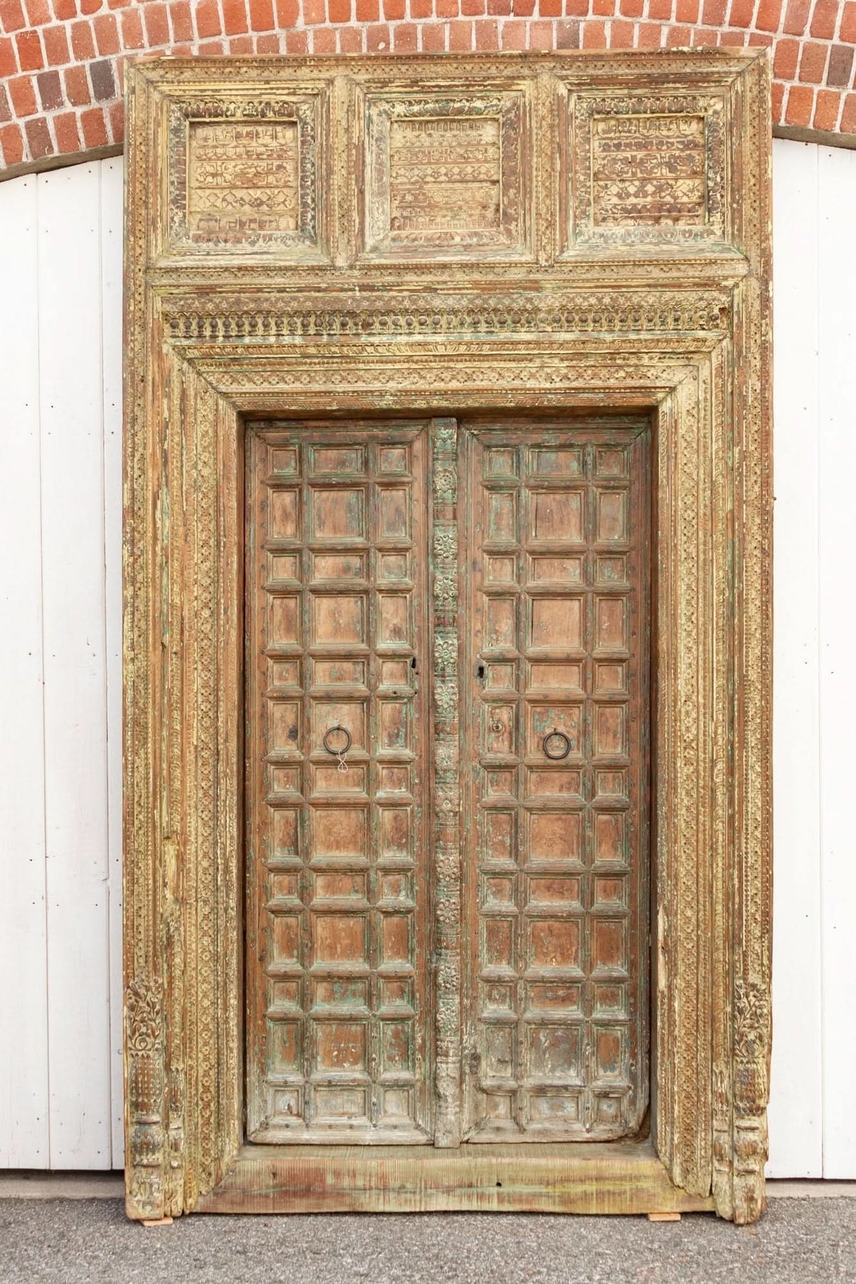 Early 1800’s Grand Haryana Indian Entrance Door - Cultheir
