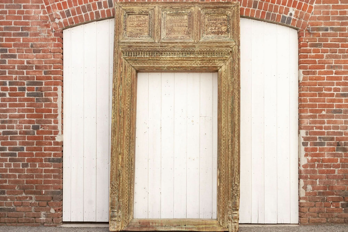Early 1800’s Grand Haryana Indian Entrance Door - Cultheir