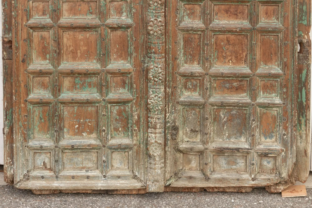Early 1800’s Grand Haryana Indian Entrance Door - Cultheir