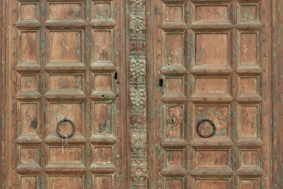 Early 1800’s Grand Haryana Indian Entrance Door - Cultheir