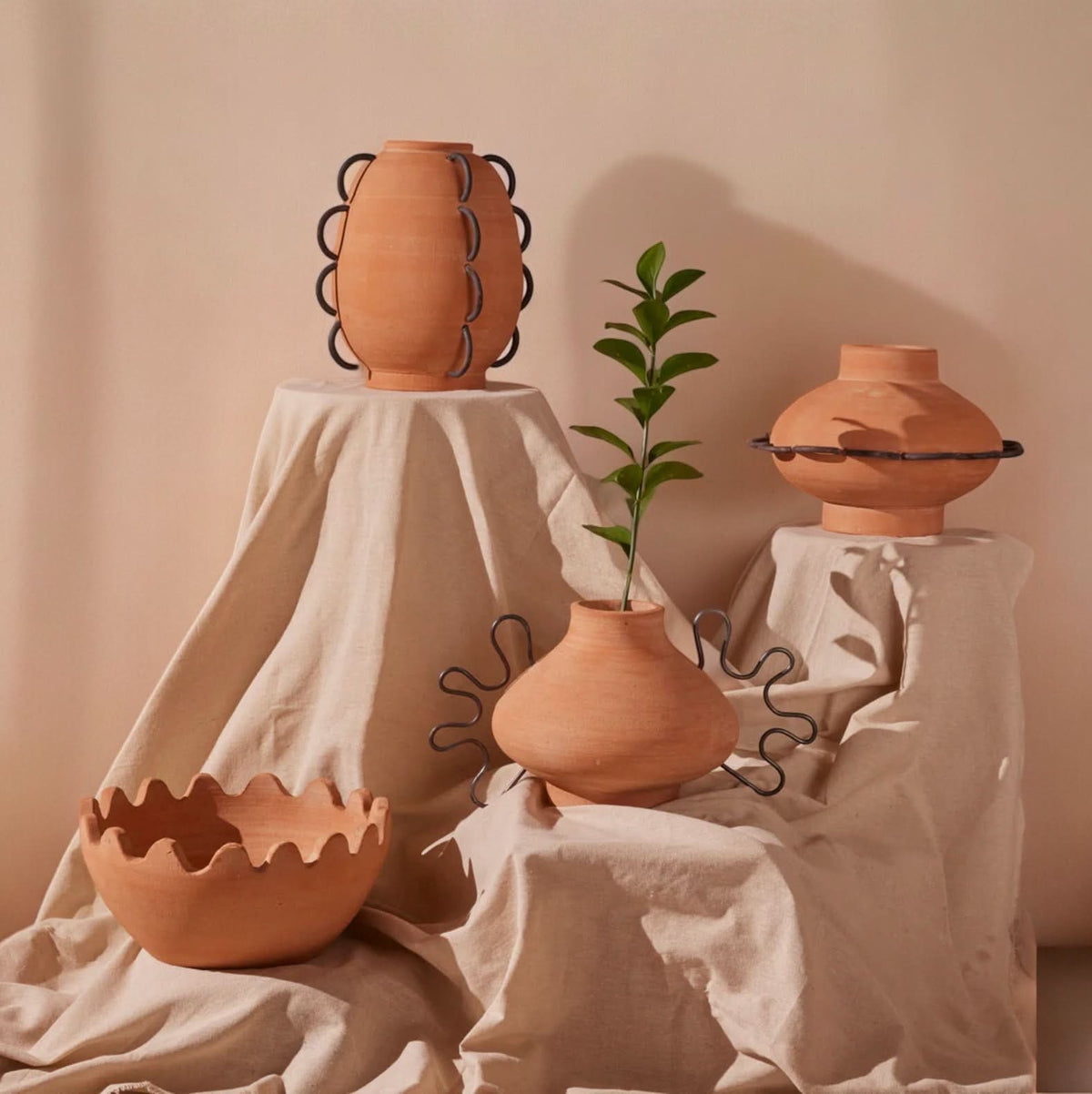 Ella Terracota Vessel by Diego Olivero Studio - Cultheir