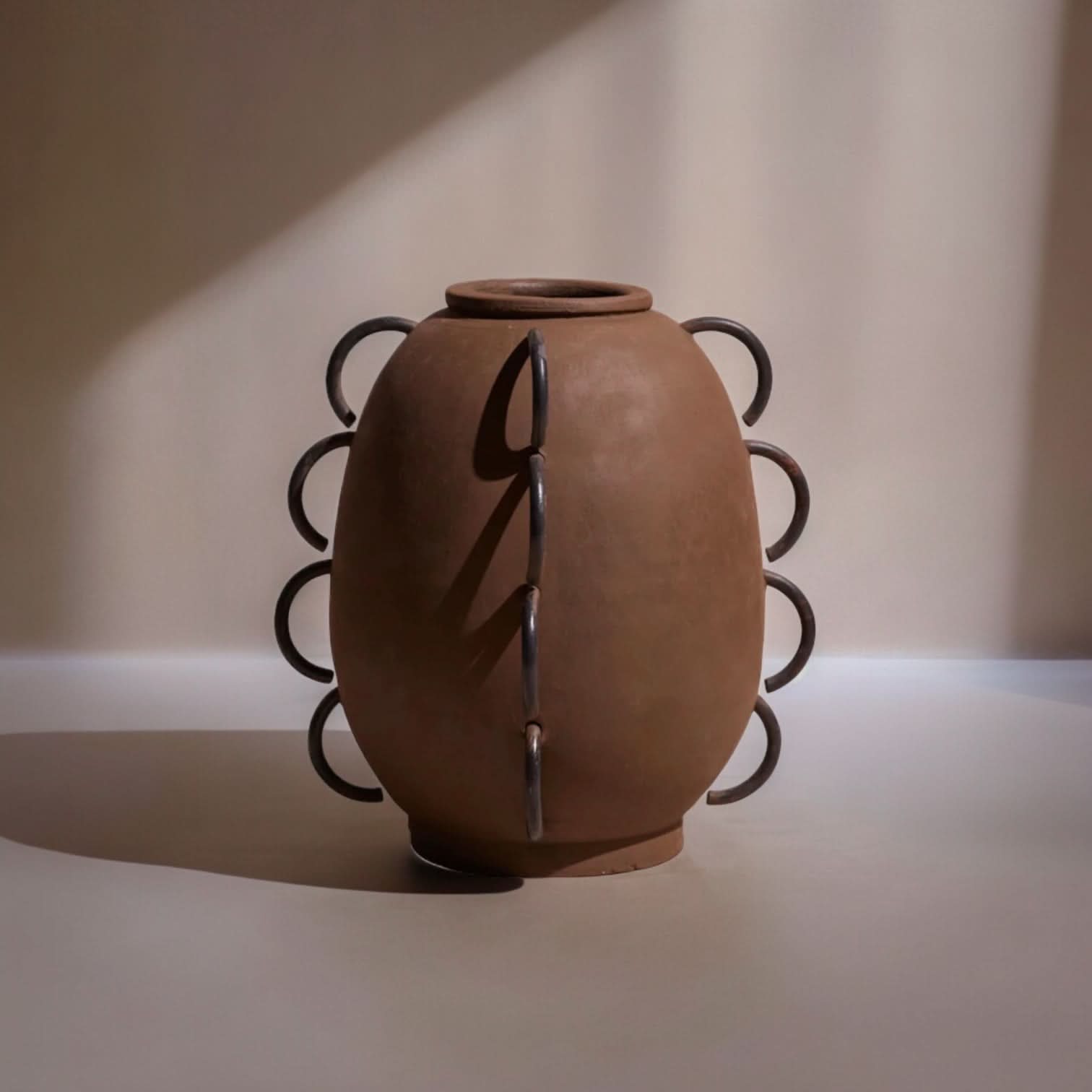 Elliot Terracota Vessel by Diego Olivero Studio - Cultheir