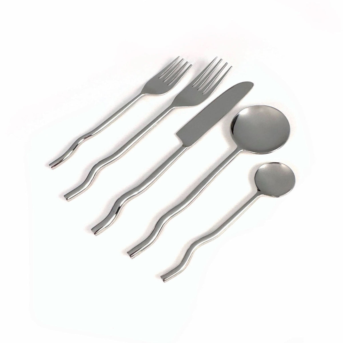 Emma Silver Flatware (Set of 20) by MESO - Cultheir