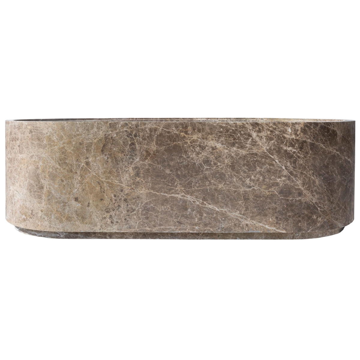 Emperador Light Marble Bathtub - Cultheir