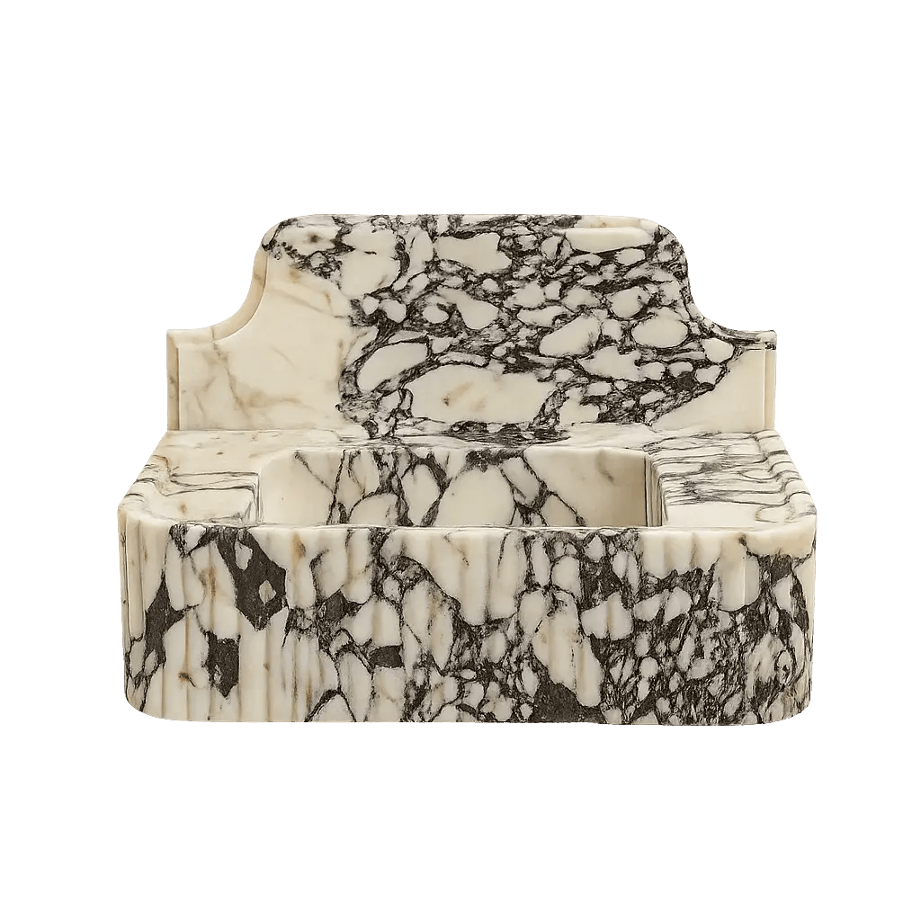 Floating Powder Sink - Calacatta Viola - Cultheir
