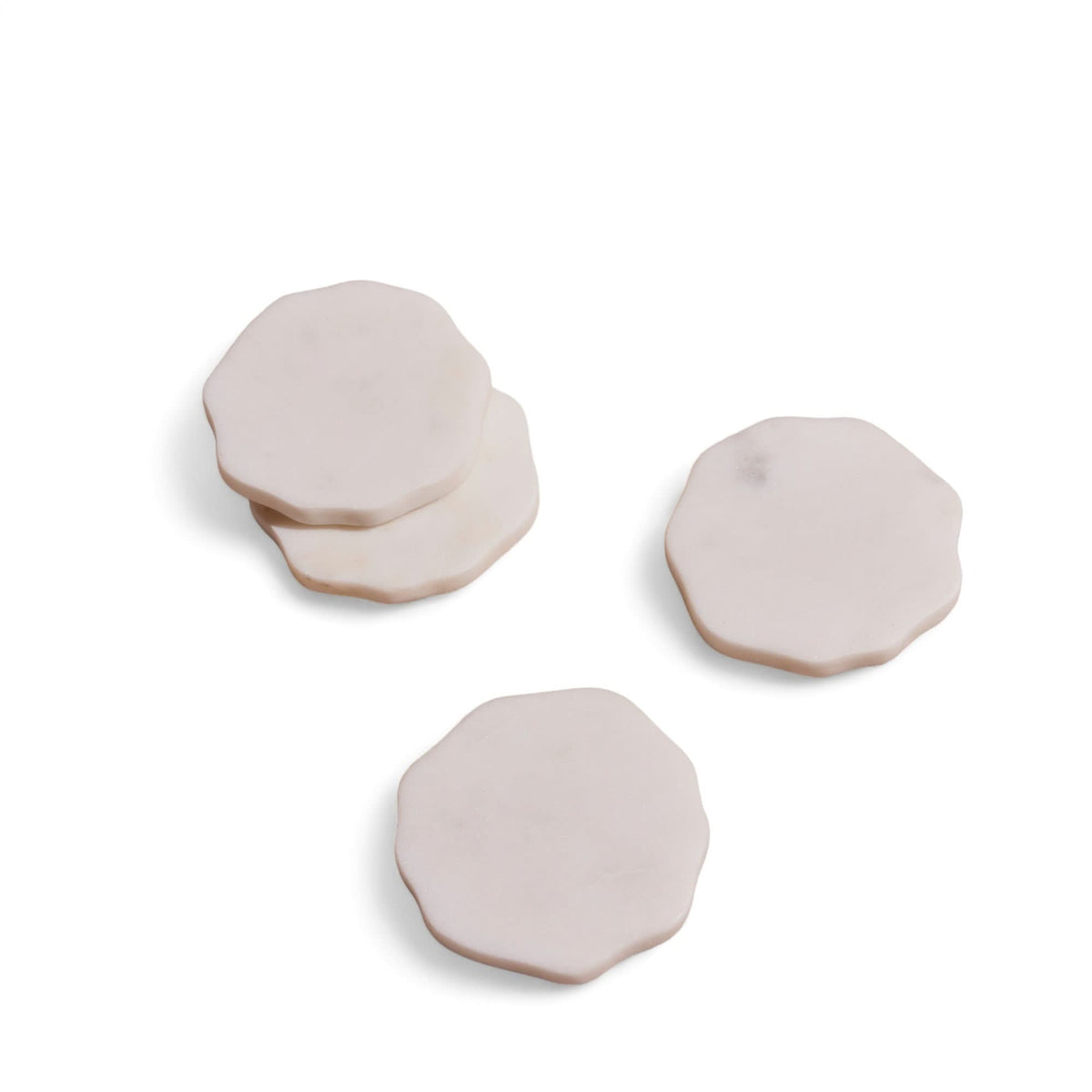 Flor Marble Coasters (Set of Four) by MESO - Cultheir