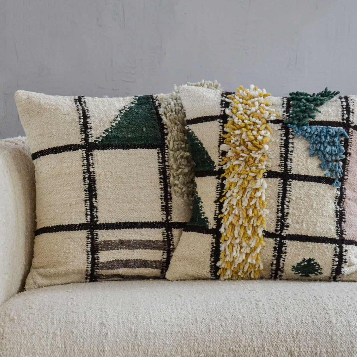 Grid Wool Pillow Covers by Diego Olivero Studio - Cultheir