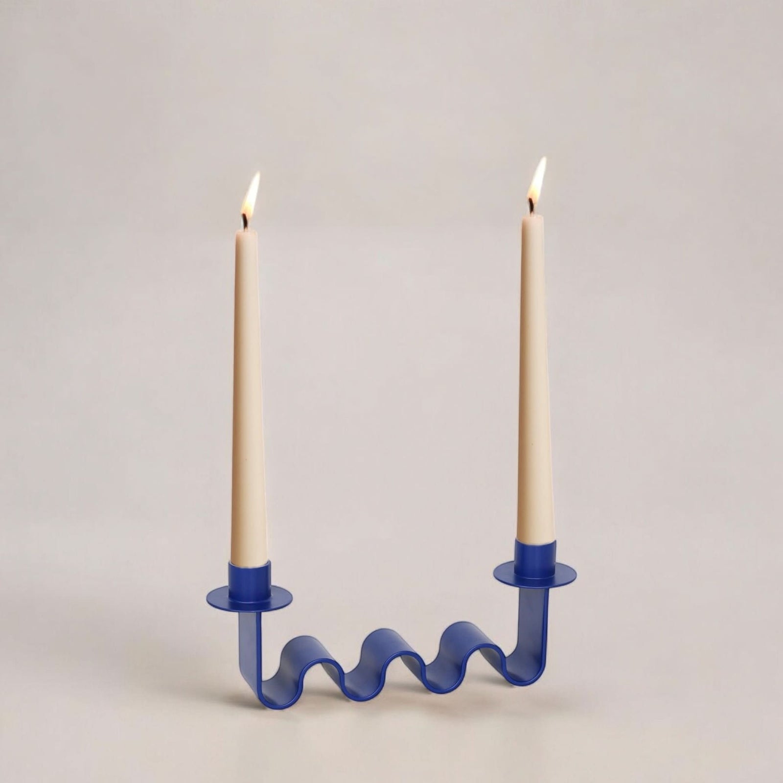 Helen Electric Blue Candle Holder - Cultheir