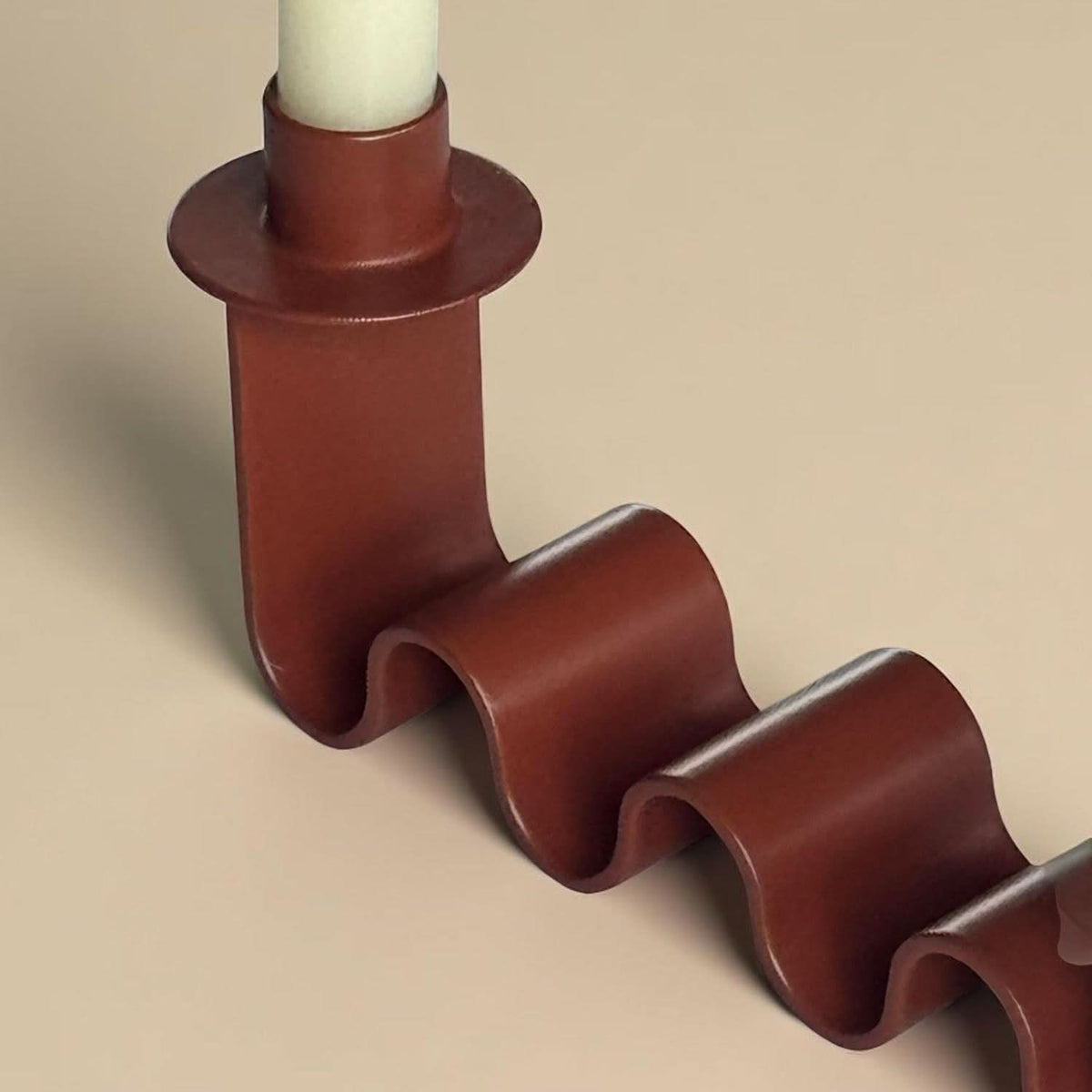 Helen Red Candle Holder - Cultheir