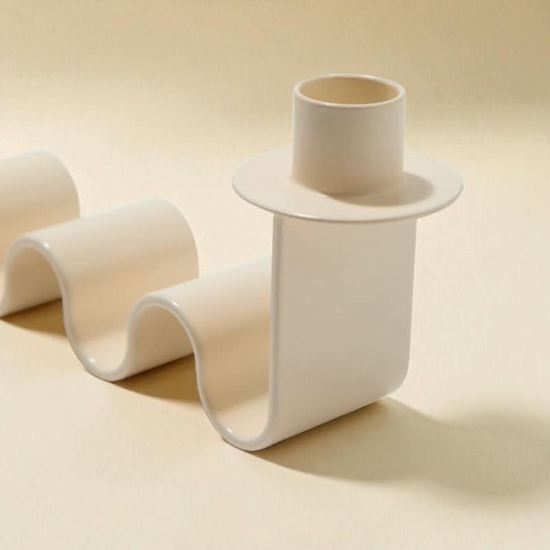 Helen White Candle Holder - Cultheir