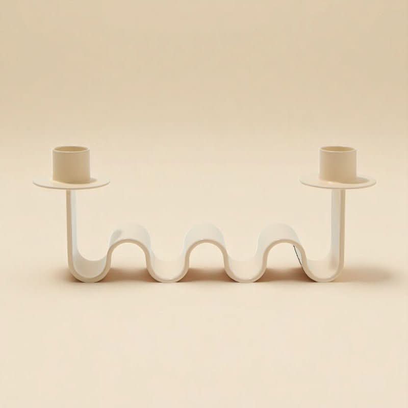 Helen White Candle Holder - Cultheir