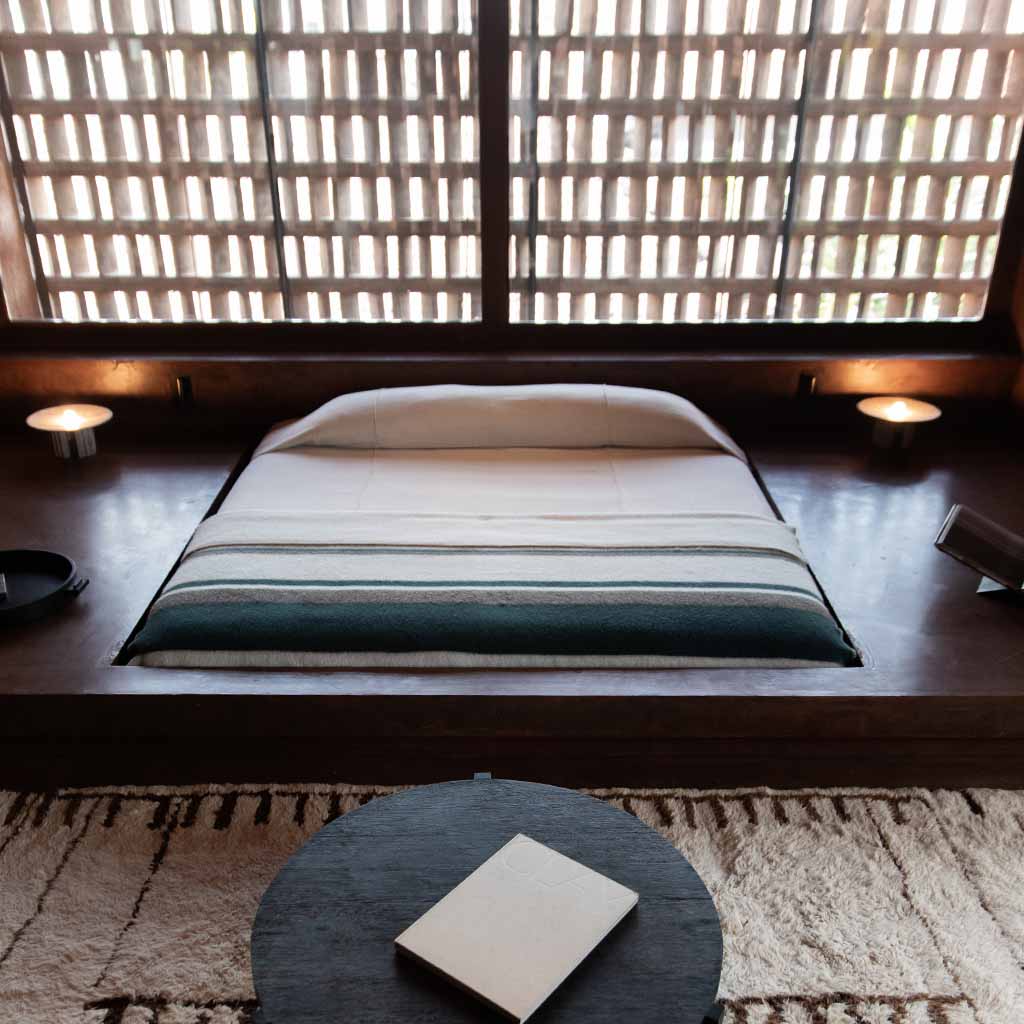 Kimura Heirloom Blanket - Green - Cultheir