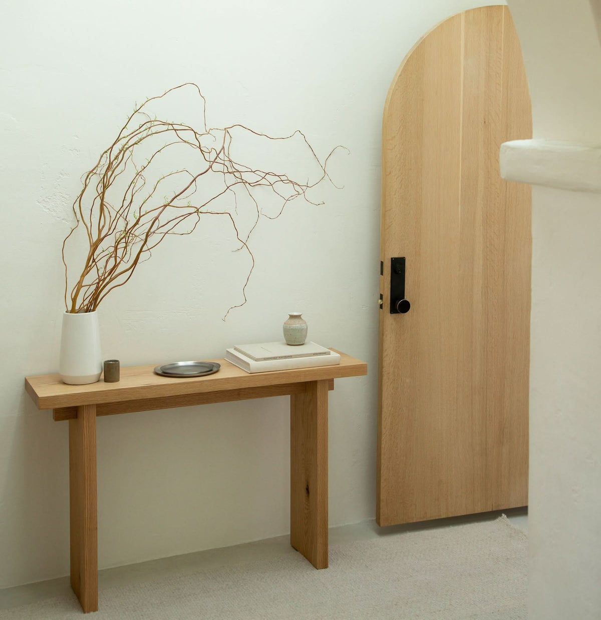 Kyoto Entry Console - White Oak - Cultheir