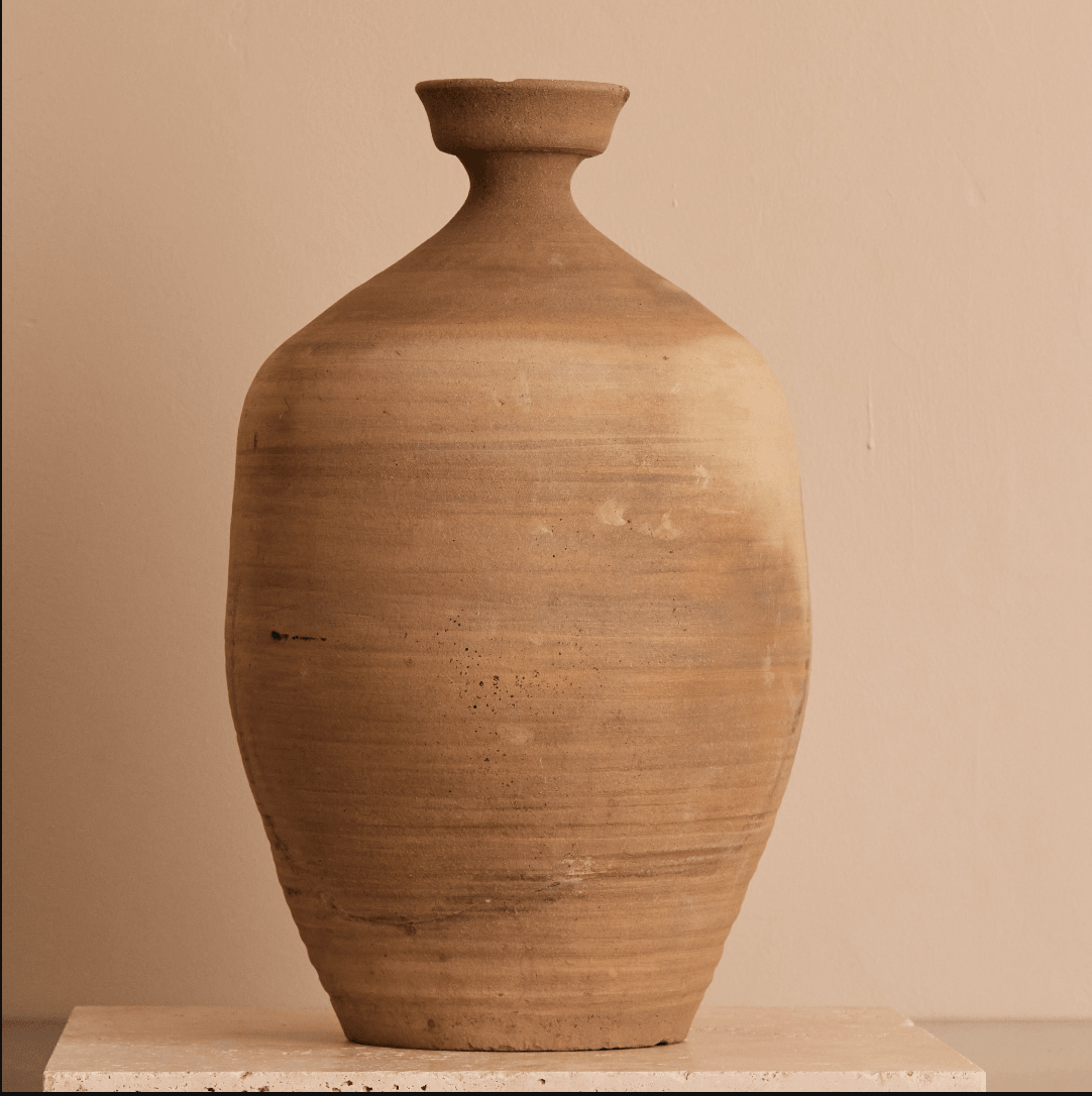 Large Rice Wine Jar - Smoke/Natural - Cultheir