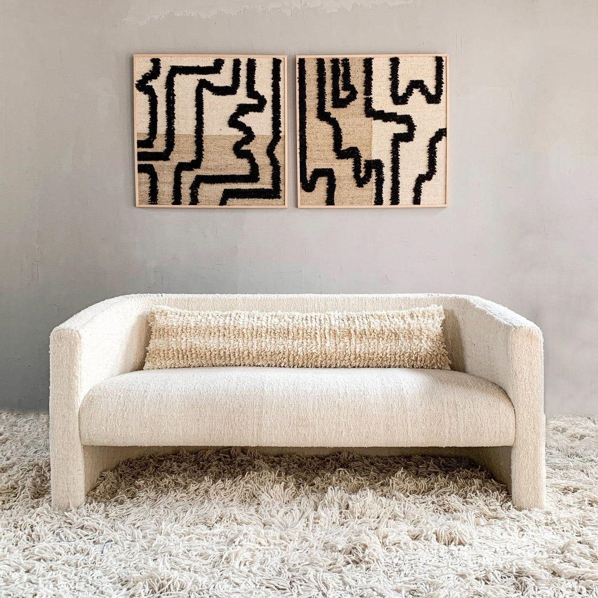 Linear II Wool Pillow Cover - Cultheir